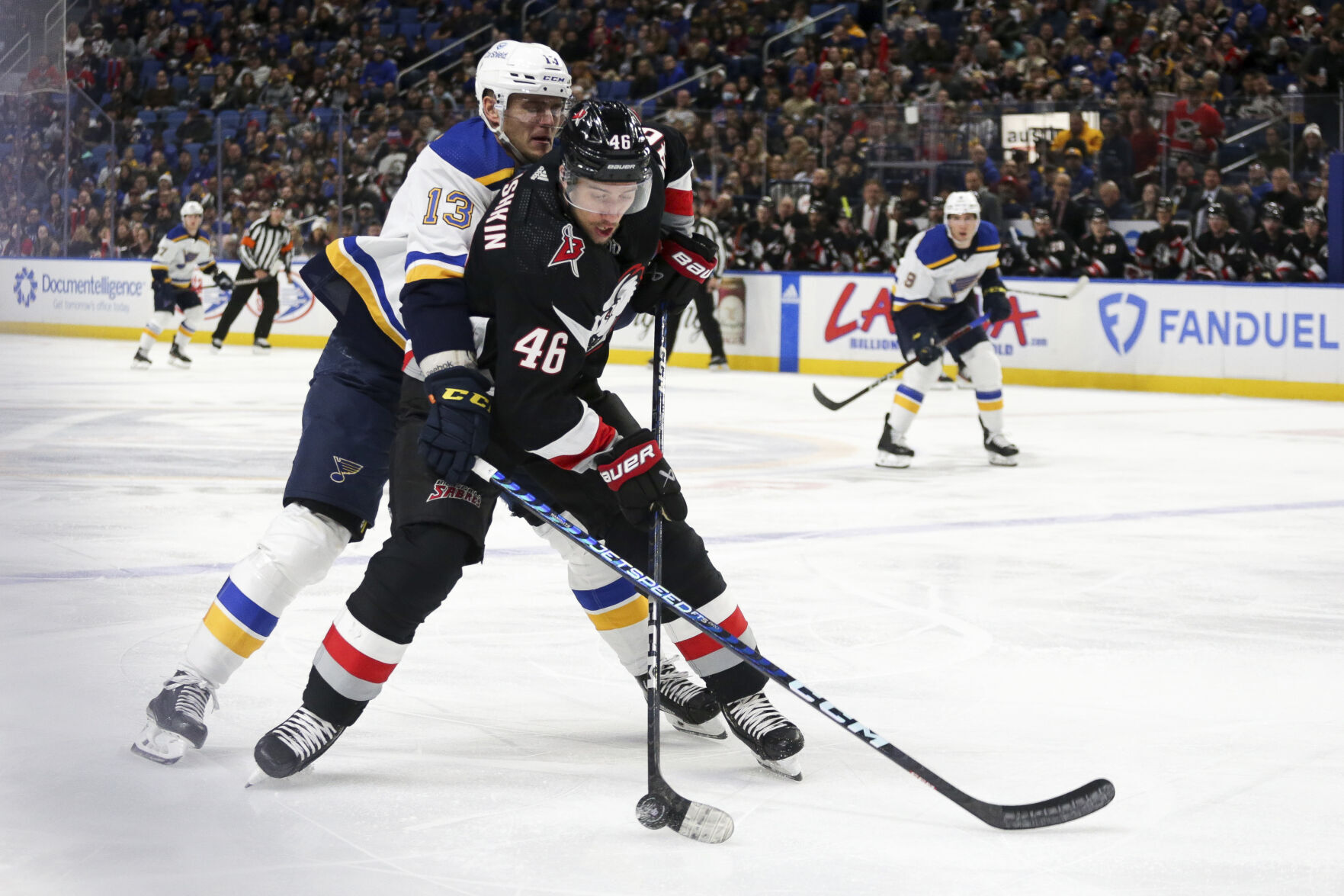 Blues Sabres Hockey